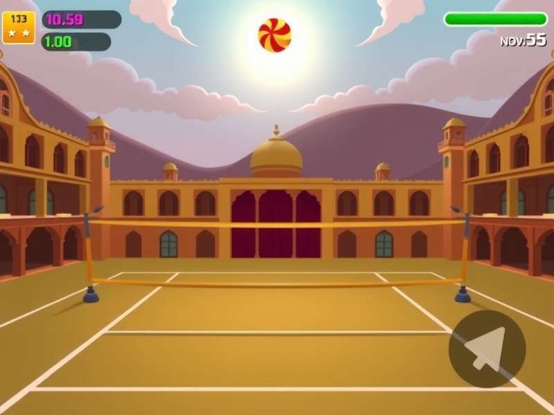 Super Taj Volley Star Gameplay Screenshot